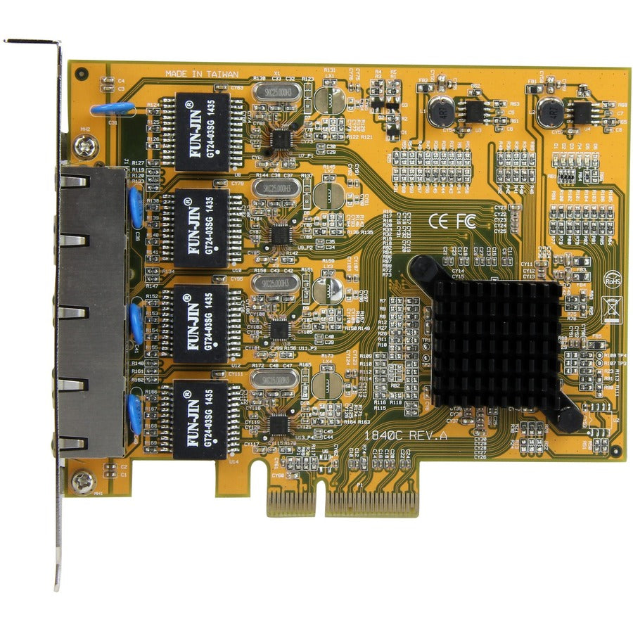 StarTech.com 4-Port PCIe Gigabit Network Adapter Card