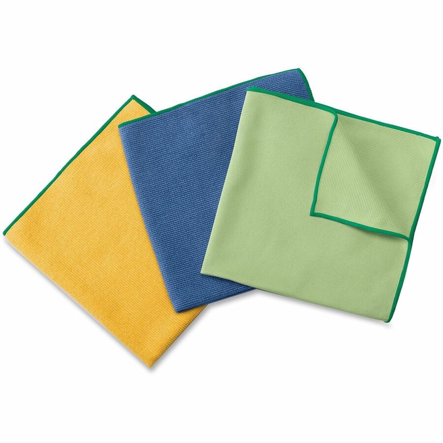 Wypall Microfiber Cloths, General Purpose, Green, 15.75" x 15.75", 6 Cloths per Pack, 4 Packs per Carton
