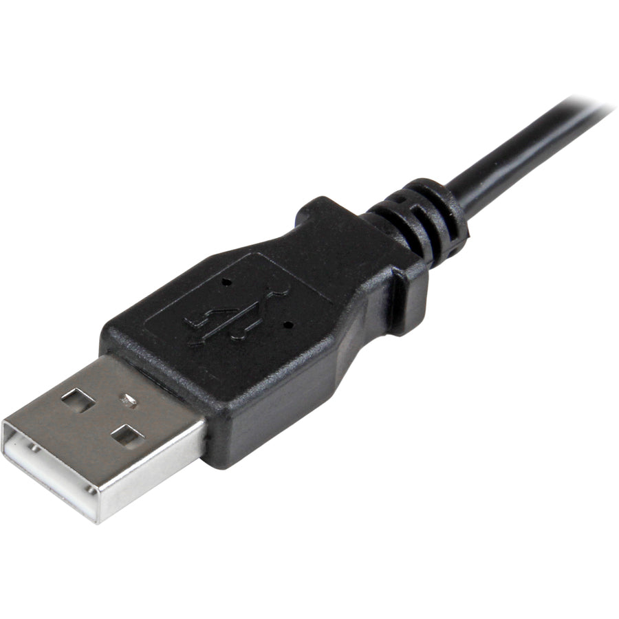 StarTech.com Micro-USB Charge-and-Sync Cable M/M - Right-Angle Micro-USB - 24 AWG - 2m (6ft.)