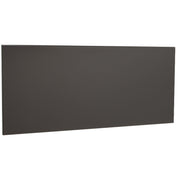 Lorell Fortress Modular Series Stack-On Hutch Door Kit - 48" Width - Lockable, Reinforced - Steel - Charcoal - 1 Each