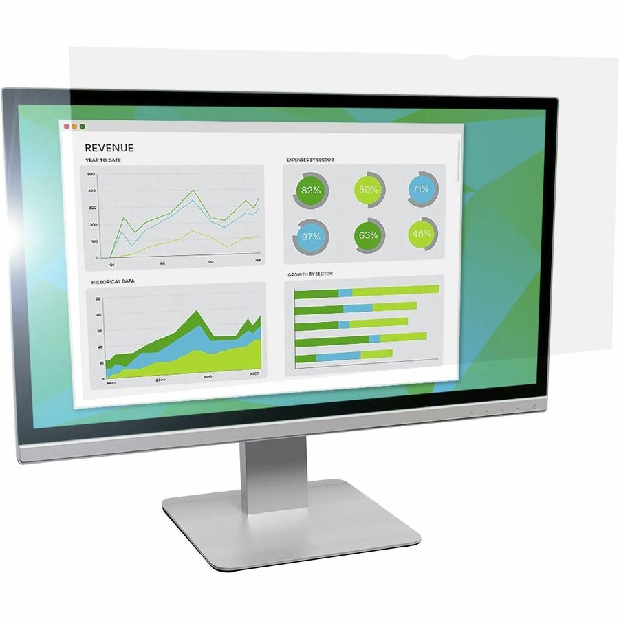 3M Anti-Glare Filter Clear, Matte - For 24" Widescreen LCD Monitor - 16:10 - Scratch Resistant, Fingerprint Resistant, Dust Resistant - Anti-glare - 1 Each