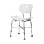 Bariatric Shower Chair w/ Back, Single, 1 Quantity per Box