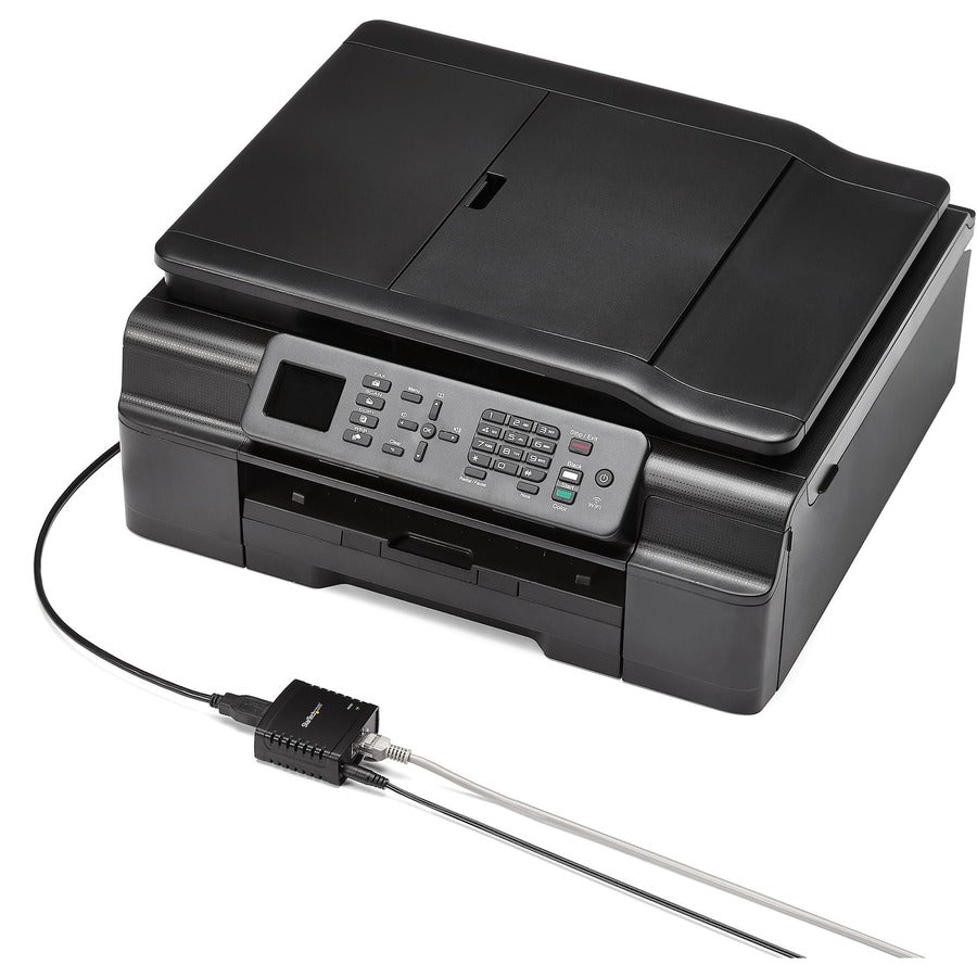StarTech.com 10/100Mbps Ethernet to USB 2.0 Network LPR Print Server