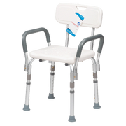 Shower Chair w/ Removable Back and Arms, Single, 1 Quantity per Box
