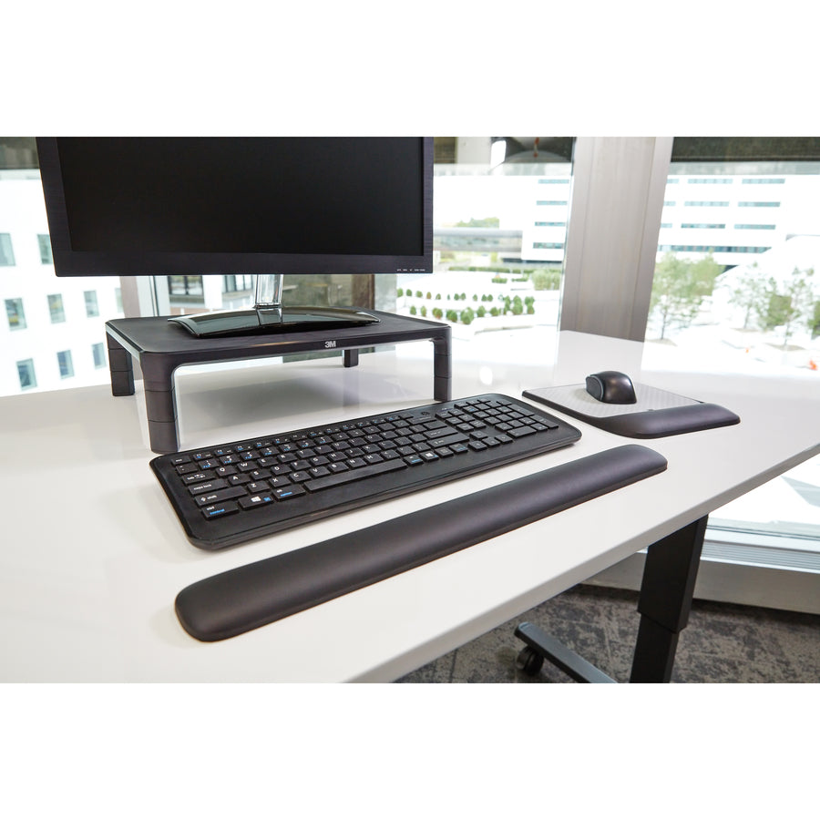 0.70" Height x 8.50" Width x 9" Depth - Black - Gel - 1 Each