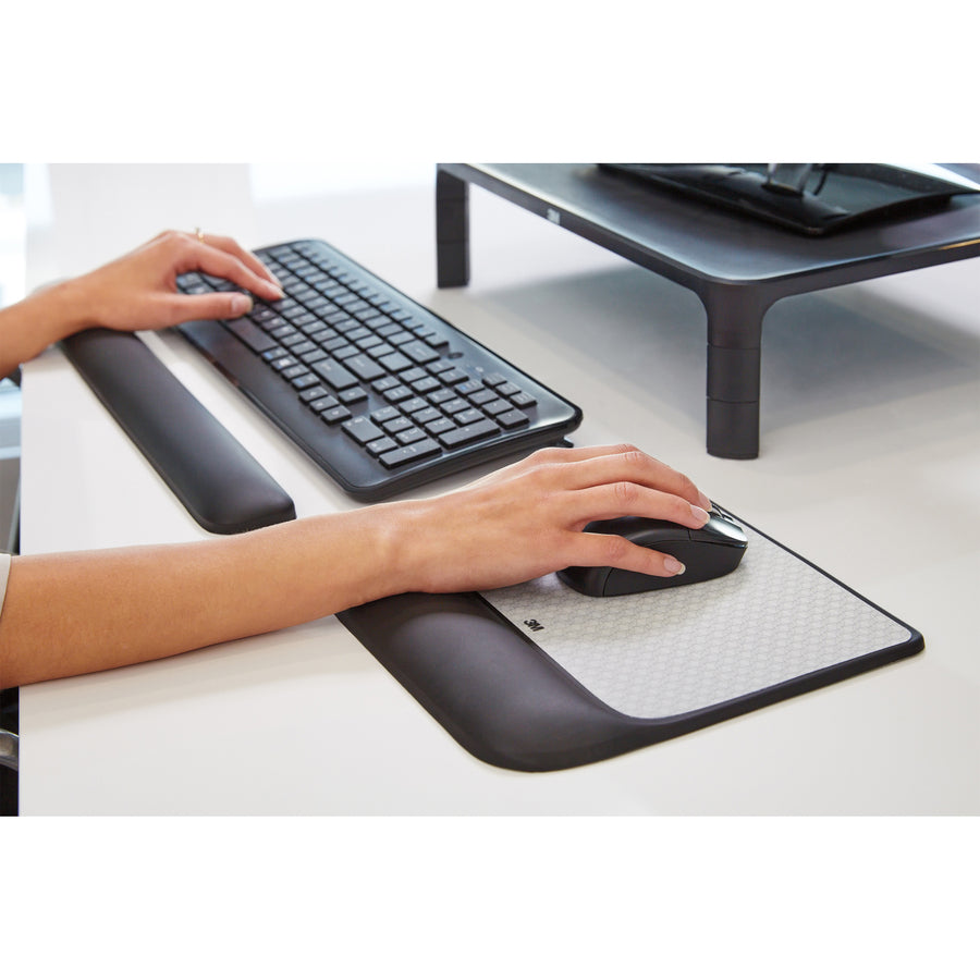 0.70" Height x 8.50" Width x 9" Depth - Black - Gel - 1 Each
