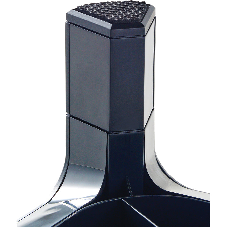 20 lb Load Capacity - 5.50" Height x 16" Width x 12" Depth - Desktop - Silver, Black