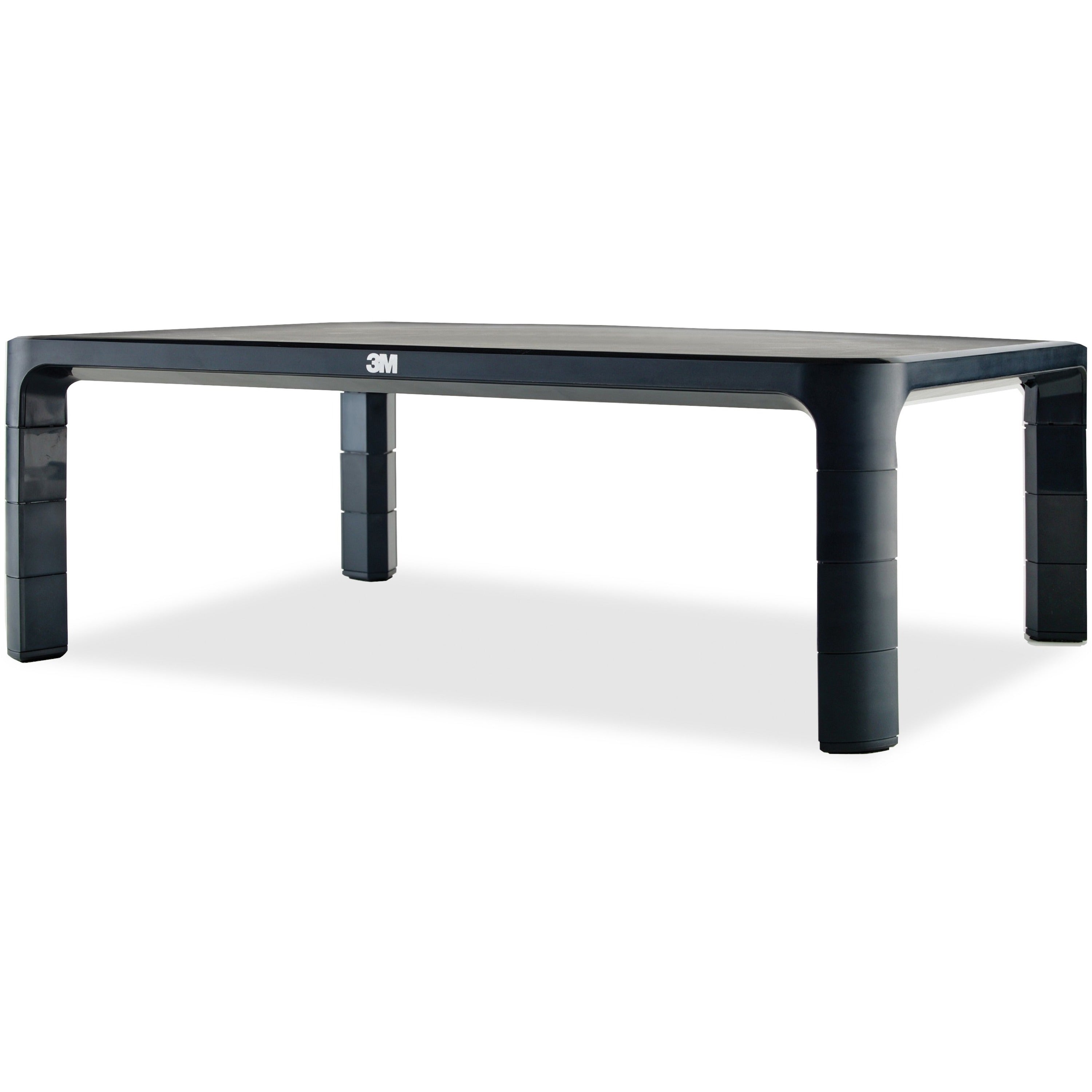20 lb Load Capacity - 5.50" Height x 16" Width x 12" Depth - Desktop - Silver, Black