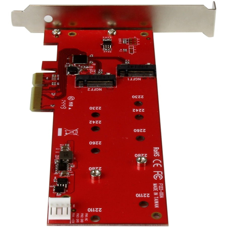StarTech.com 2x M.2 SATA SSD Controller Card - PCIe