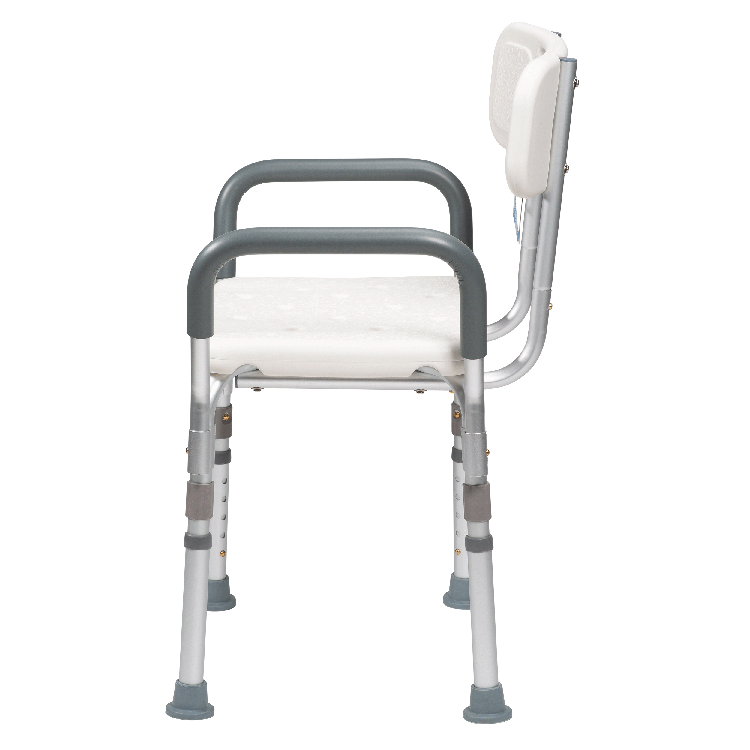 Shower Chair w/ Removable Back and Arms, Single, 1 Quantity per Box