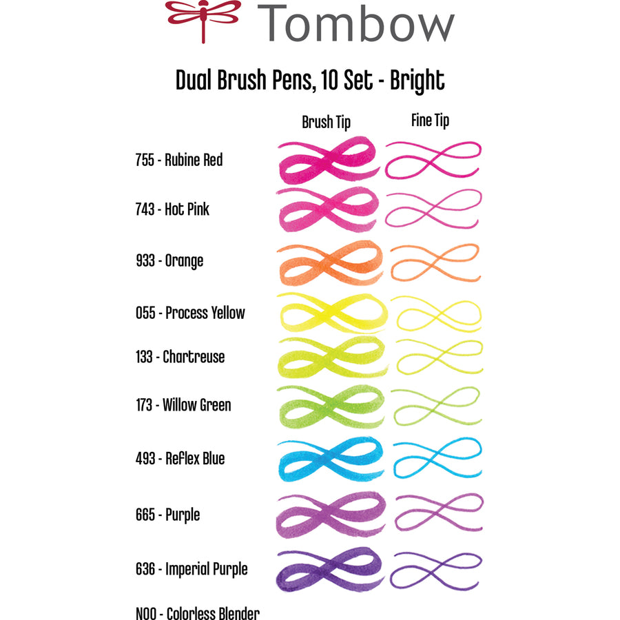 Tombow Dual Brush Pen Set