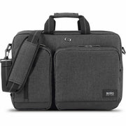 Damage Resistant - Polyester Body - Handle, Shoulder Strap, Backpack Strap - 12.5" Height x 17" Width x 5" Depth - 1 Each