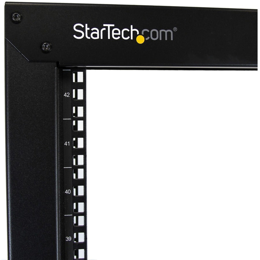 StarTech.com 2-Post Server Rack With Casters - 42U