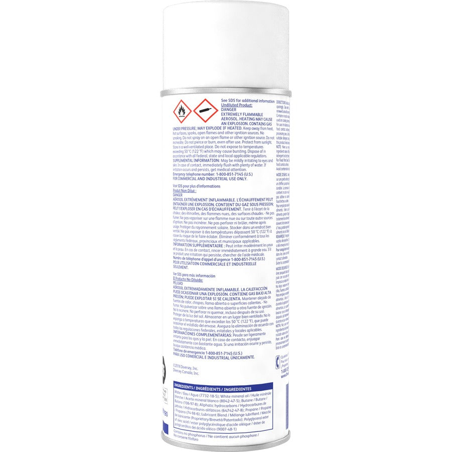 Diversey Deep Gloss Stainless Steel Maintainer, Ready-To-Use, Aerosol, 16 fl oz, White, 1 Each