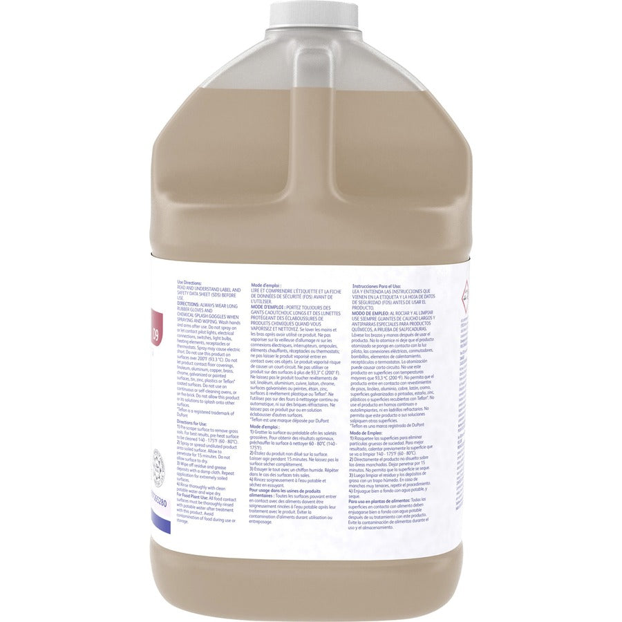 Diversey Suma Oven/Grill Cleaner, Ready-To-Use Liquid, 128 fl oz (4 quart), Heavy Duty, Brown, 1 Each