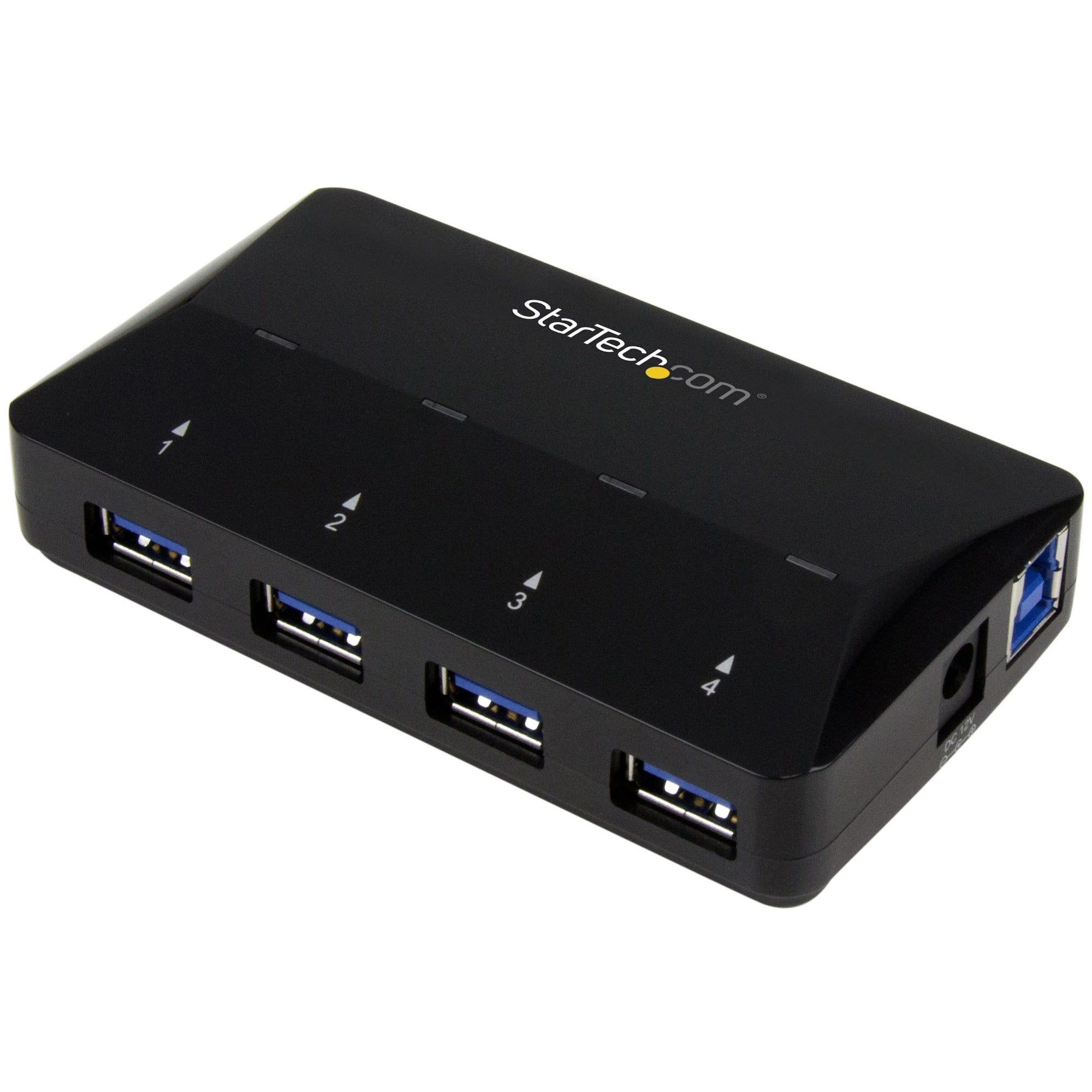StarTech.com 4-Port USB 3.0 Hub plus Dedicated Charging Port - 1 x 2.4A Port