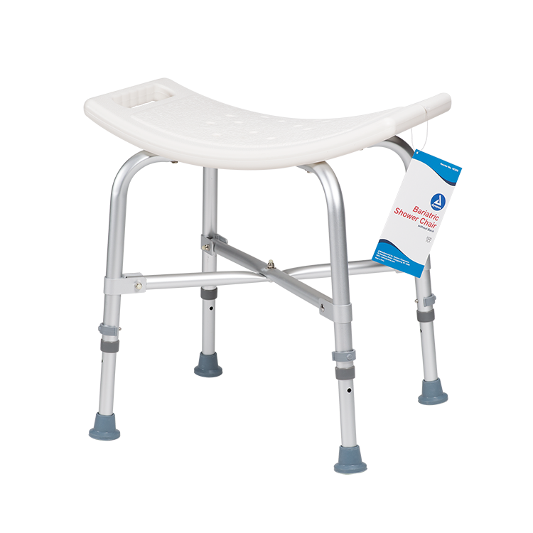 Bariatric Shower Chair Without Back, Single, 1 Quantity per Box