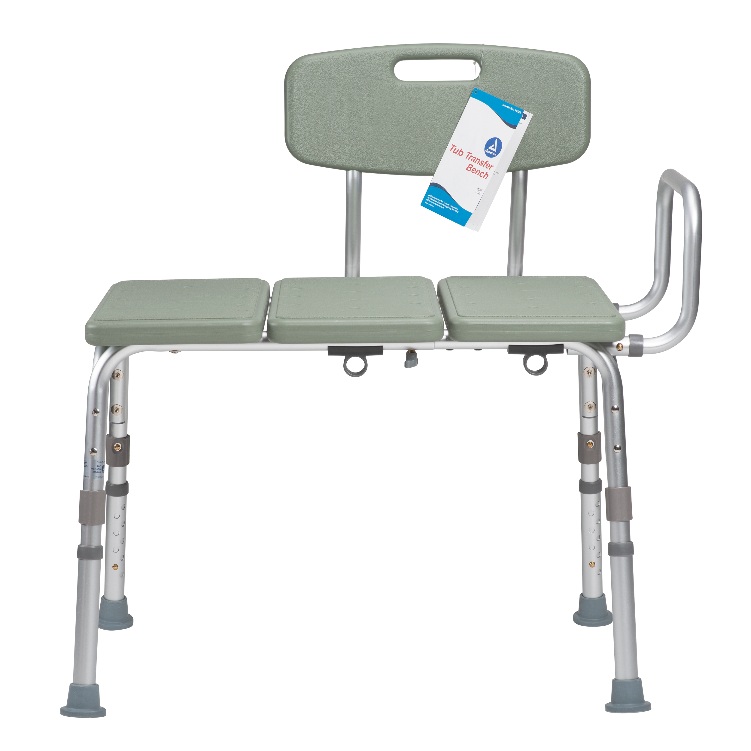 Tub Transfer Bench w/ Back, Single, 1 Quantity per Box