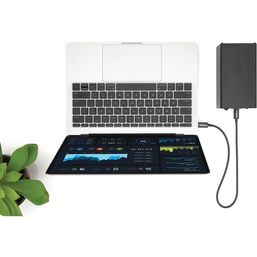 StarTech.com 0.5m Thunderbolt 3 (40Gbps) USB C Cable - Thunderbolt and USB Compatible