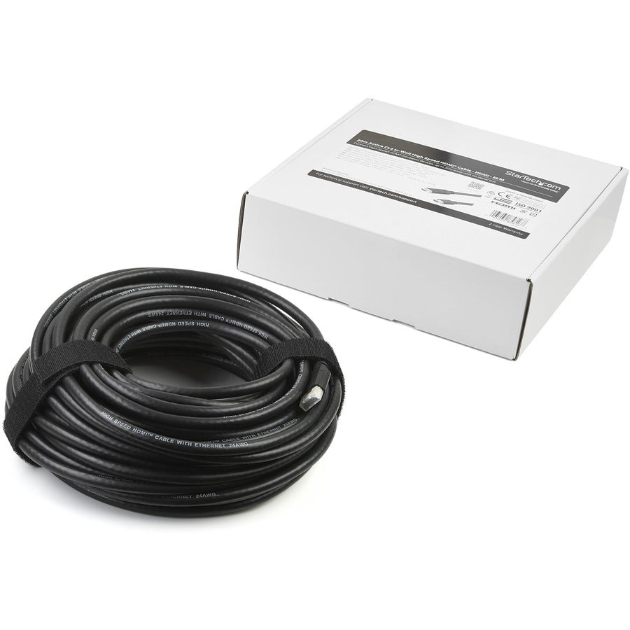 StarTech.com 20m 65 ft High Speed HDMI Cable M/M - Active - CL2 In-Wall
