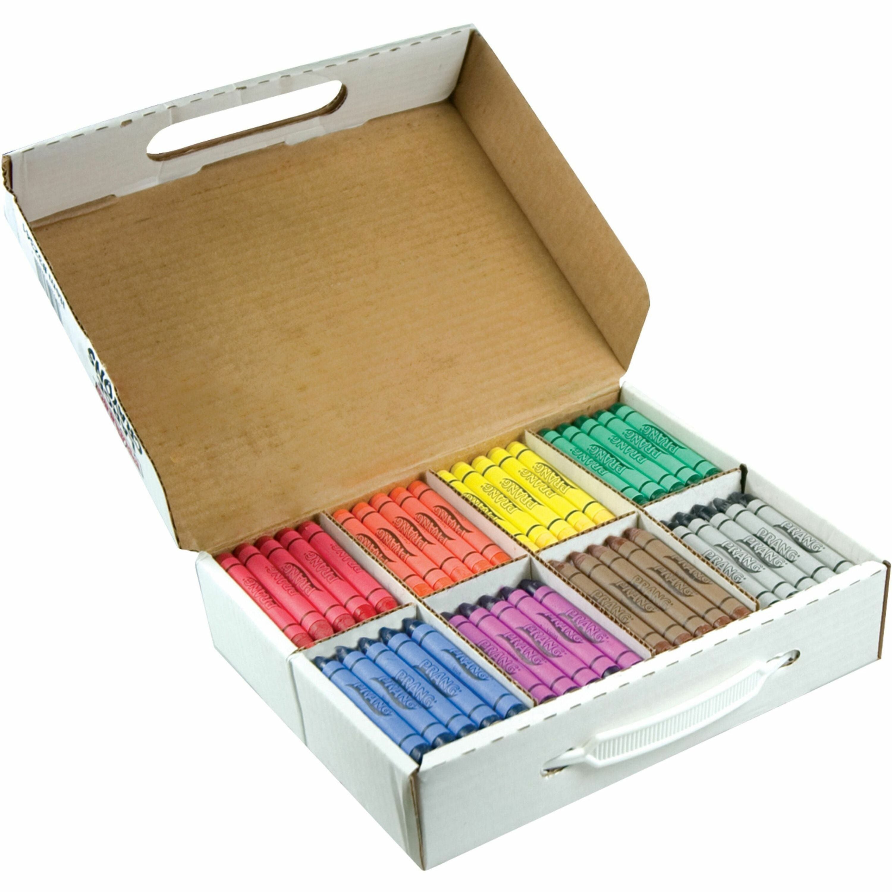 Crayons, Large, Master Pack, 8 Colors (25 Each), 200 Count