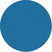 Flagship Carpets Classic Solid Color 6' Round Rug - Floor Rug - Classic, Traditional - 72" Length - Circle - Blue - Nylon