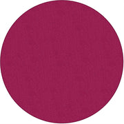 Flagship Carpets Classic Solid Color 6' Round Rug - Floor Rug - Classic, Traditional - 72" Length - Circle - Cranberry - Nylon
