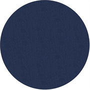 Flagship Carpets Classic Solid Color 6' Round Rug - Floor Rug - Classic, Traditional - 72" Length - Circle - Navy - Nylon