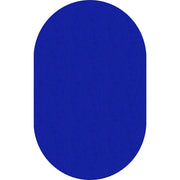 Flagship Carpets Classic Solid Color 12' Oval Rug - Floor Rug - Classic, Traditional - 12 ft Length x 90" Width - Oval - Royal Blue - Nylon