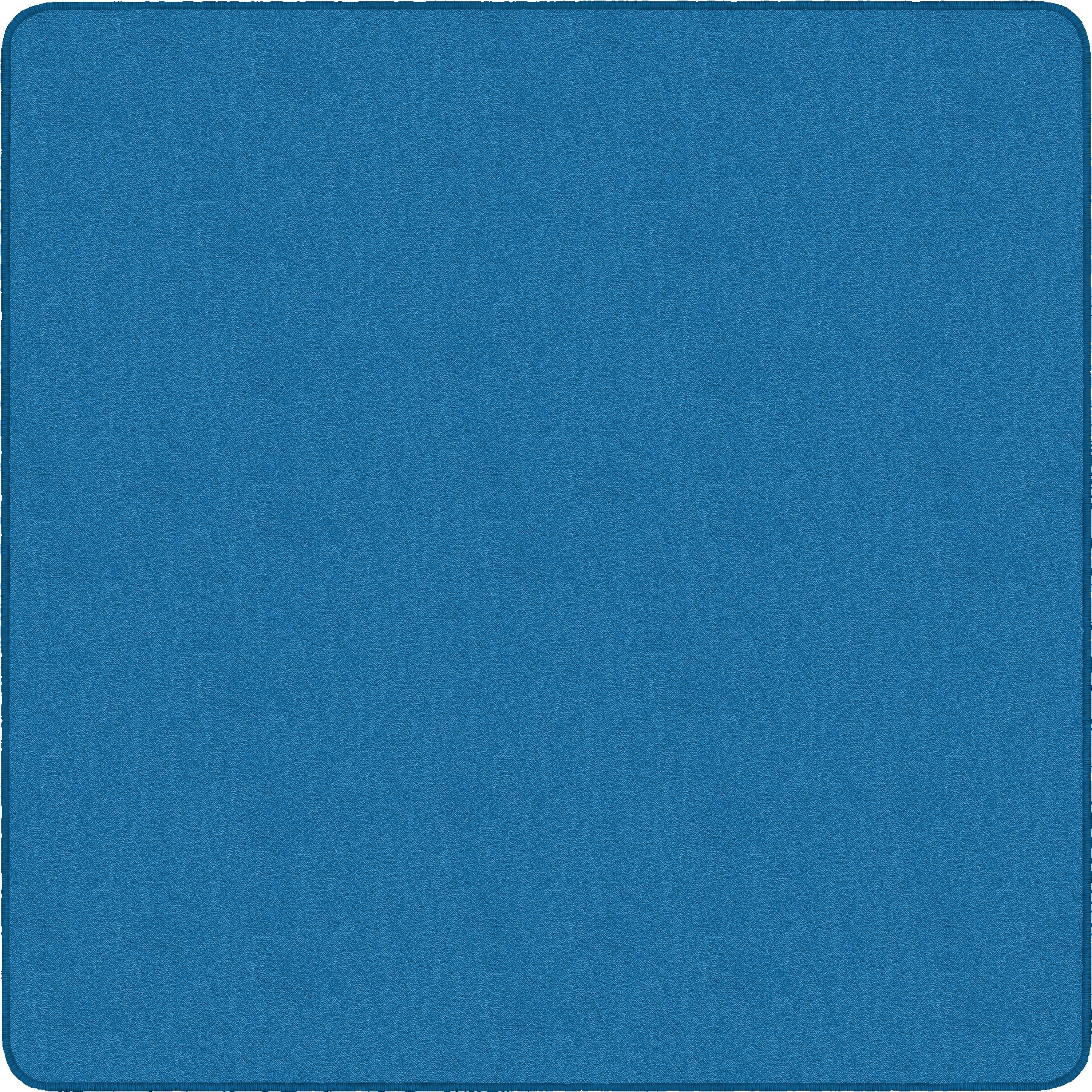 Flagship Carpets Classic Solid Color 12' Square Rug - Floor Rug - Classic, Traditional - 12 ft Length x 12 ft Width - Square - Blue - Nylon