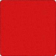 Flagship Carpets Classic Solid Color 12' Square Rug - Floor Rug - Classic, Traditional - 12 ft Length x 12 ft Width - Square - Red - Nylon