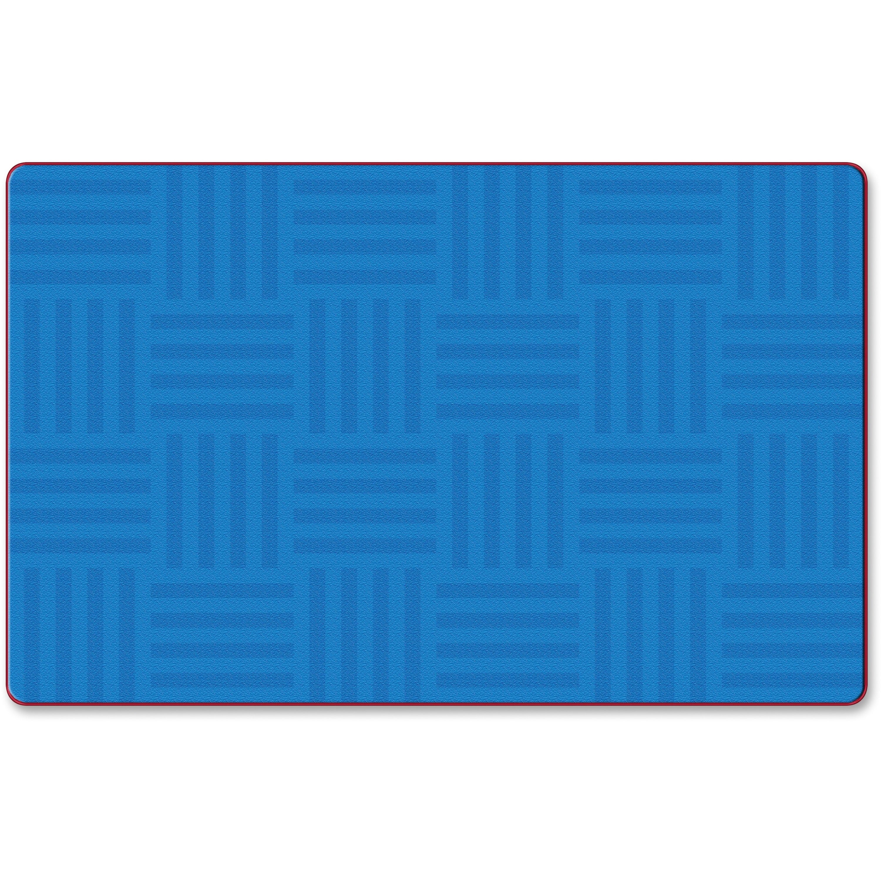 Flagship Carpets Solid Color Hashtag Rug - 13.16 ft Length x 10.75 ft Width - Blue