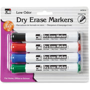 Chisel Marker Point - Black, Blue, Red, Green Ink - 4 / Pack