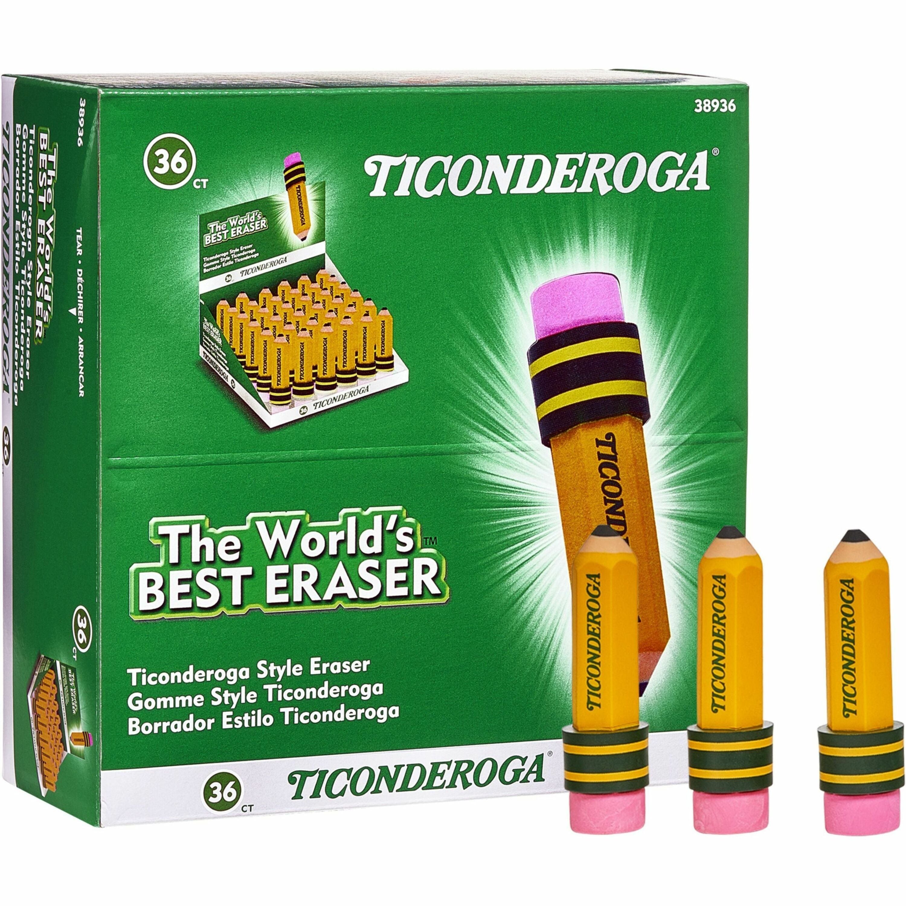 Pencil Shaped Erasers, Pack of 36