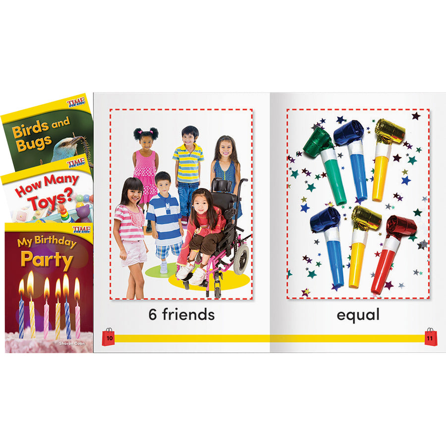 Shell Education Grade K Time for Kids Book Set 1 Printed Book