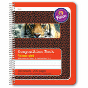 Primary Composition Book, Spiral Bound, D'Nealian/Zaner-Bloser, 5/8" x 5/16" x 5/16" Ruled, 9-3/4" x 7-1/2", 100 Sheets