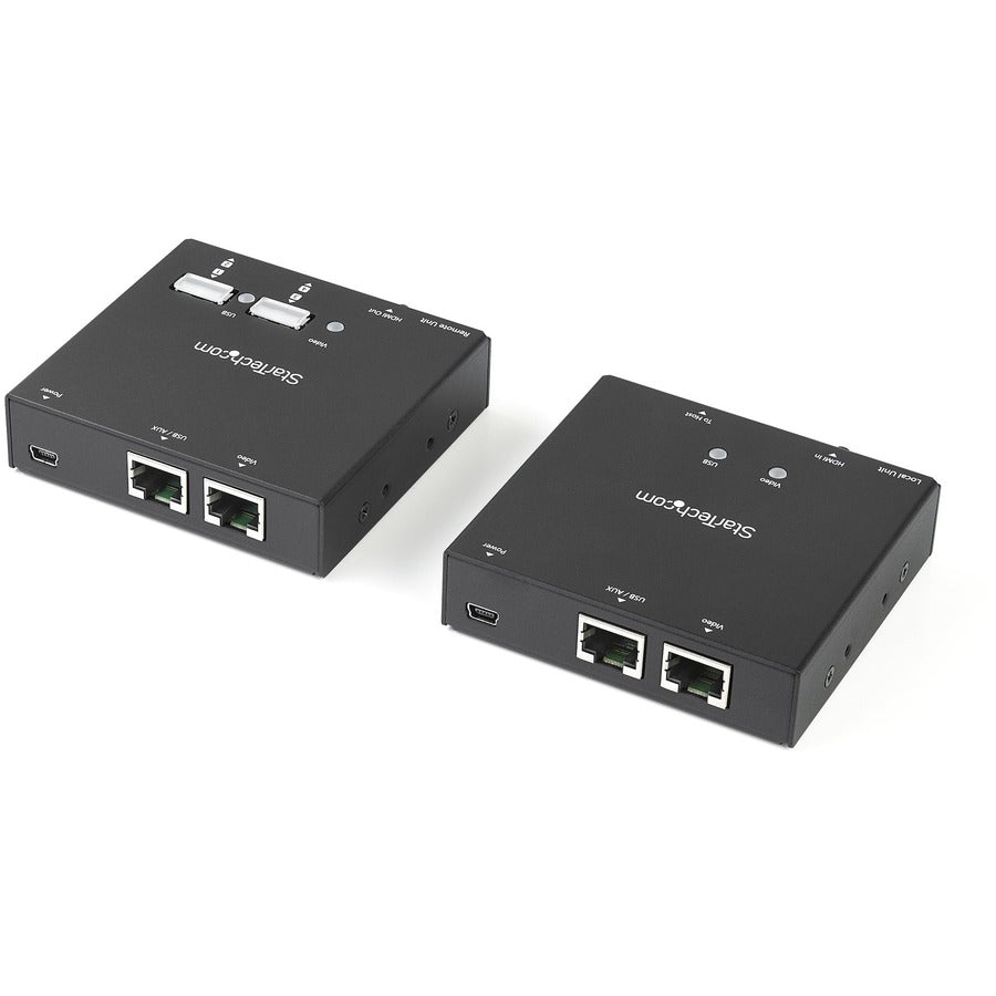 StarTech.com HDMI over CAT6 Extender with 4-port USB Hub - 165 ft (50m) - 1080p