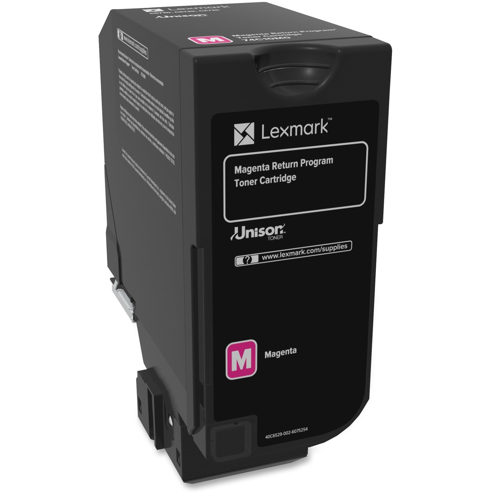 Lexmark Unison Original Standard Yield Laser Toner Cartridge, Magenta, 1 Each, 3000 Page Yield
