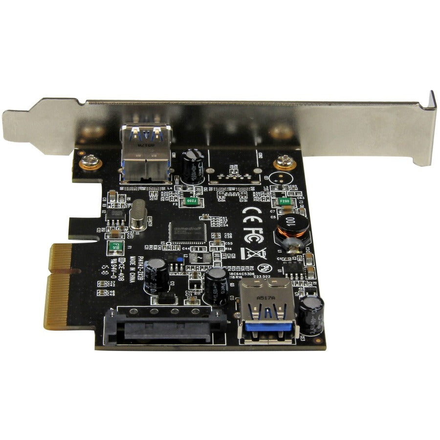 StarTech.com 2-Port USB 3.1 (10Gbps) Card - USB-A, 1x External, 1x Internal - PCIe