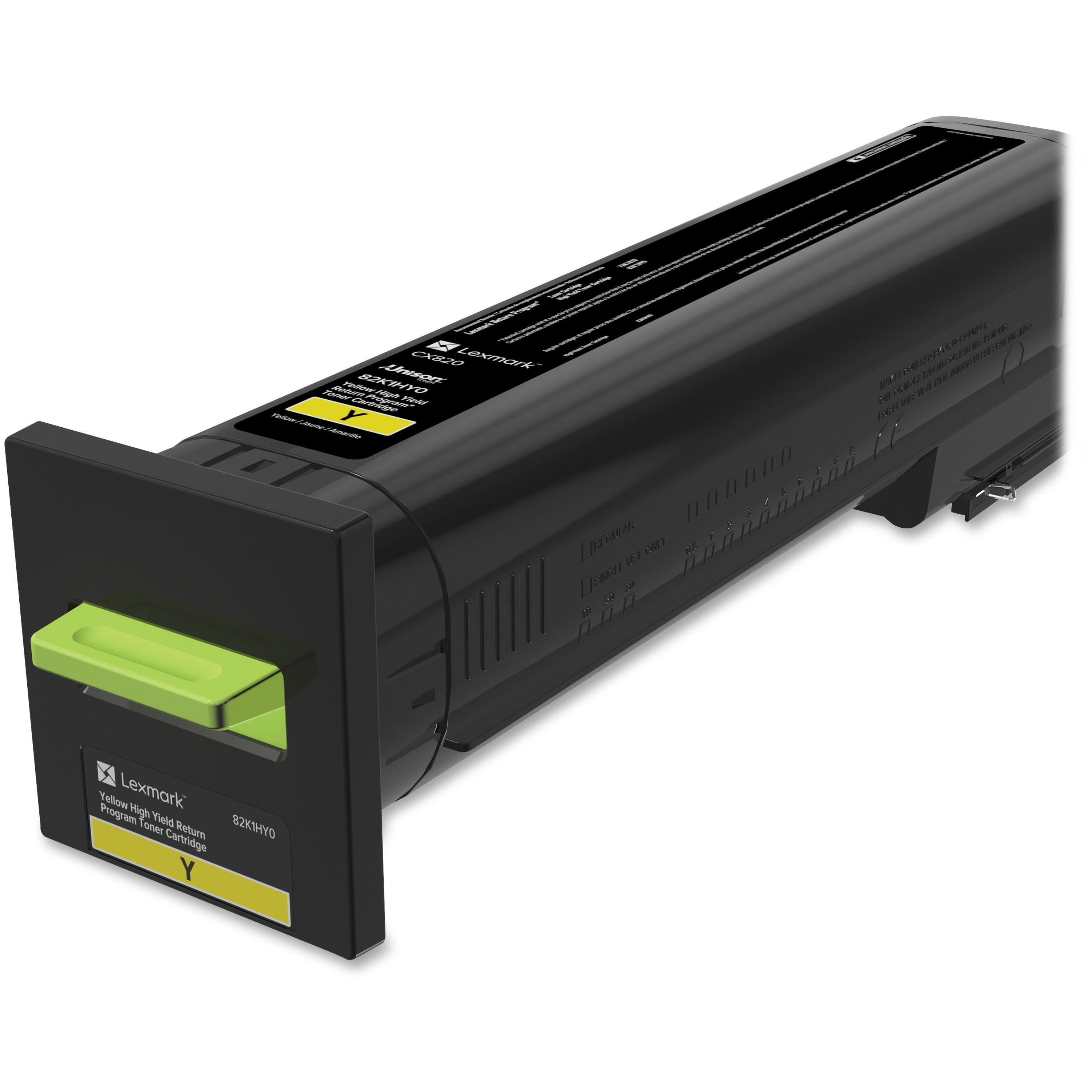 Lexmark Unison High Yield Laser Toner Cartridge, Yellow, 17,000 Page Yield, 1 Each