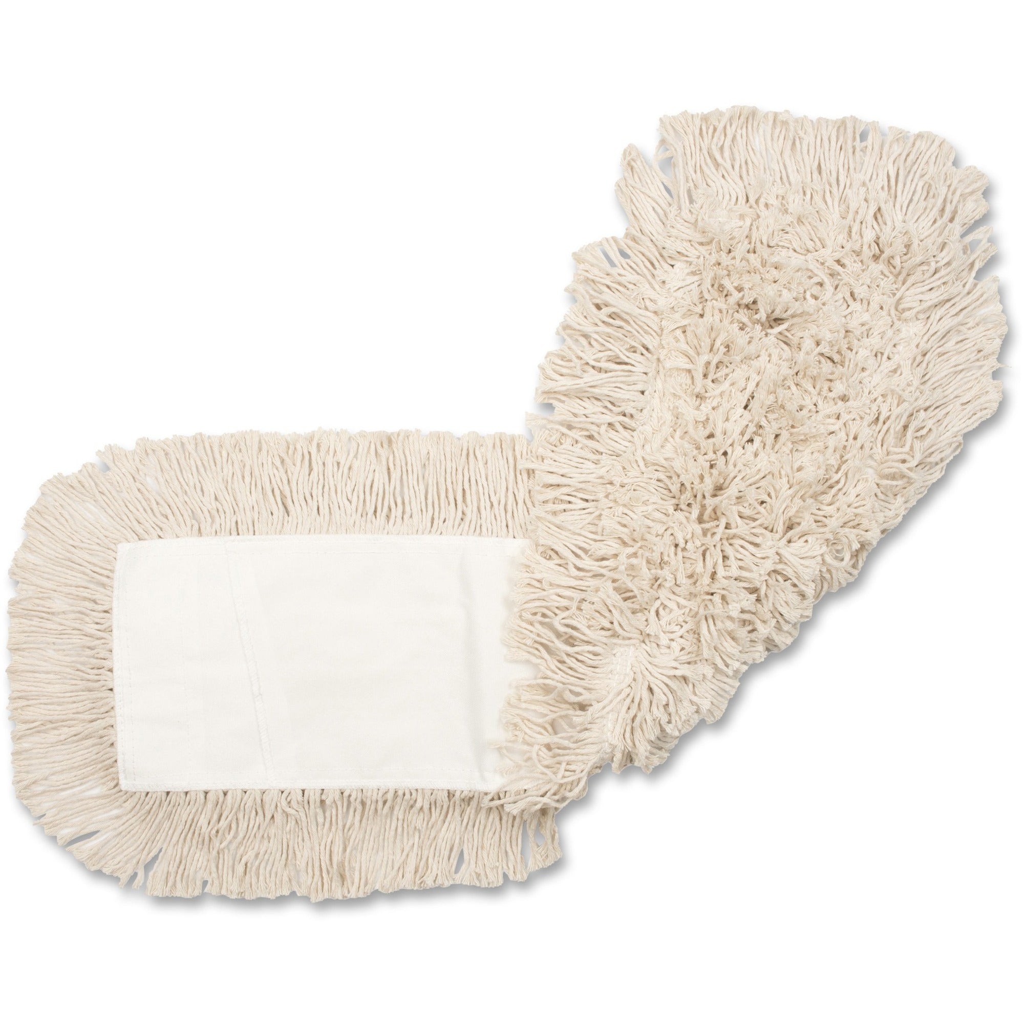 Genuine Joe Disposable Dust Mop Refill, 5" x 48", 4-ply, Cut Ends, Quick Drying, Launderable, Synthetic, Natural, 2.12 lb, 1 Each