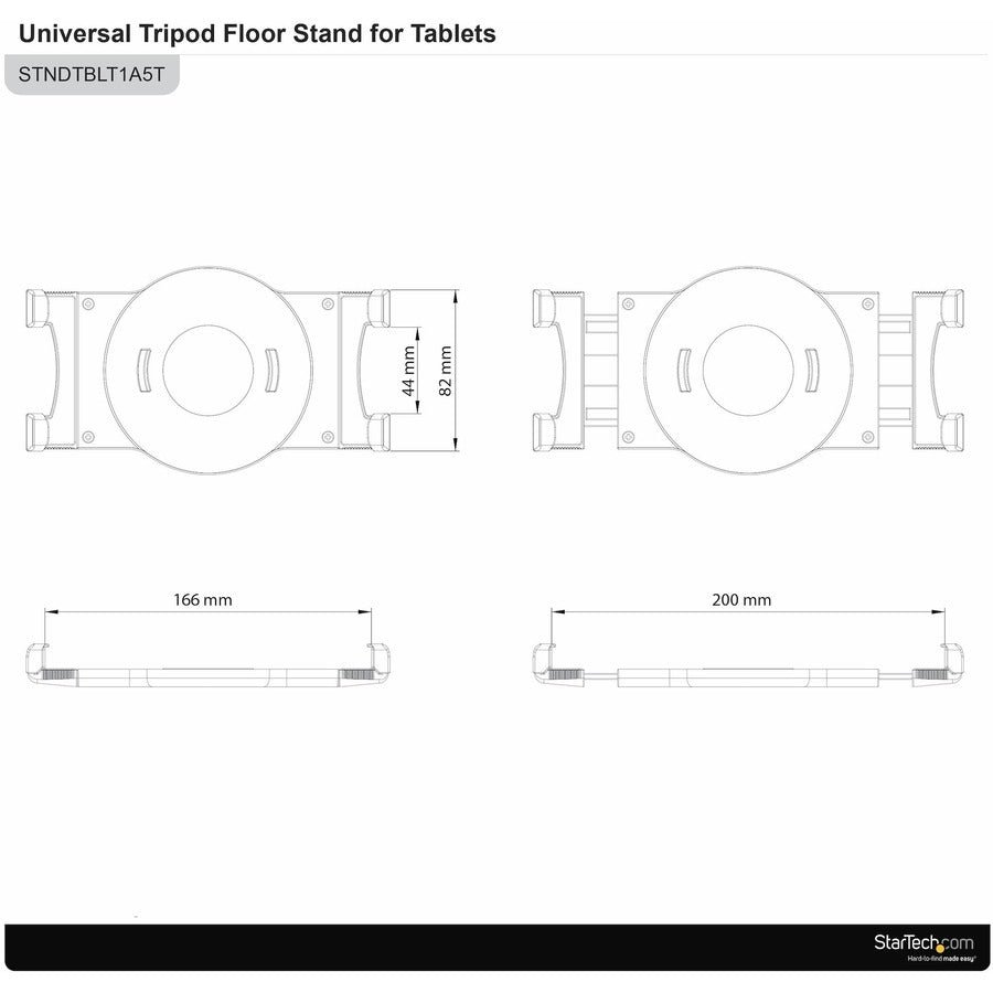 StarTech.com Adjustable Tablet Tripod Stand