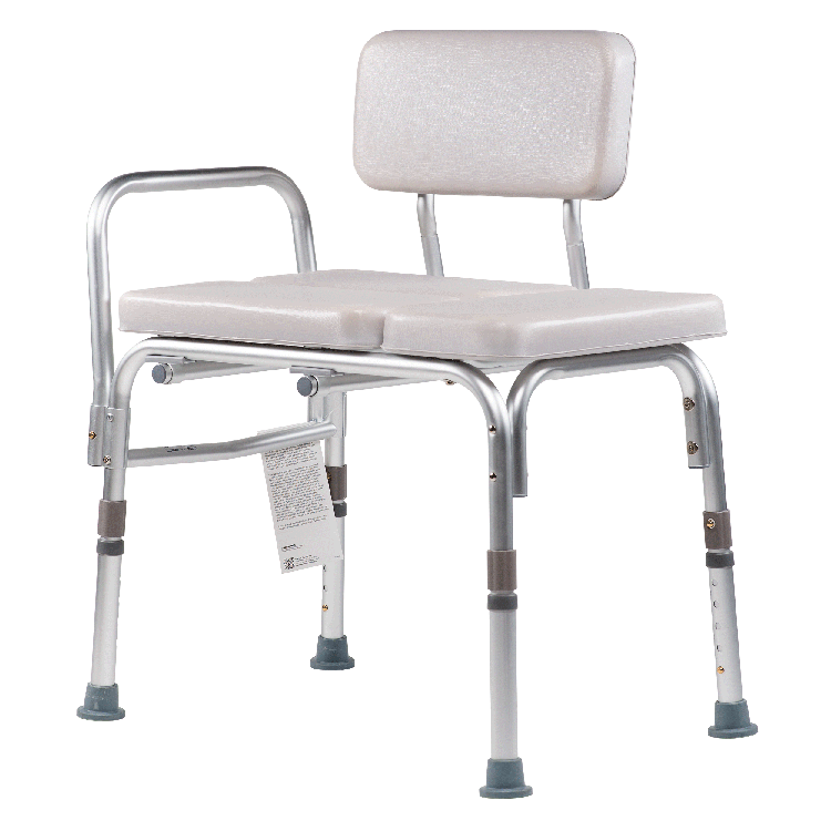 Padded Tub Transfer Bench, Single, 1 Quantity per Box
