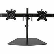StarTech.com Dual-Monitor Stand - Horizontal - Black