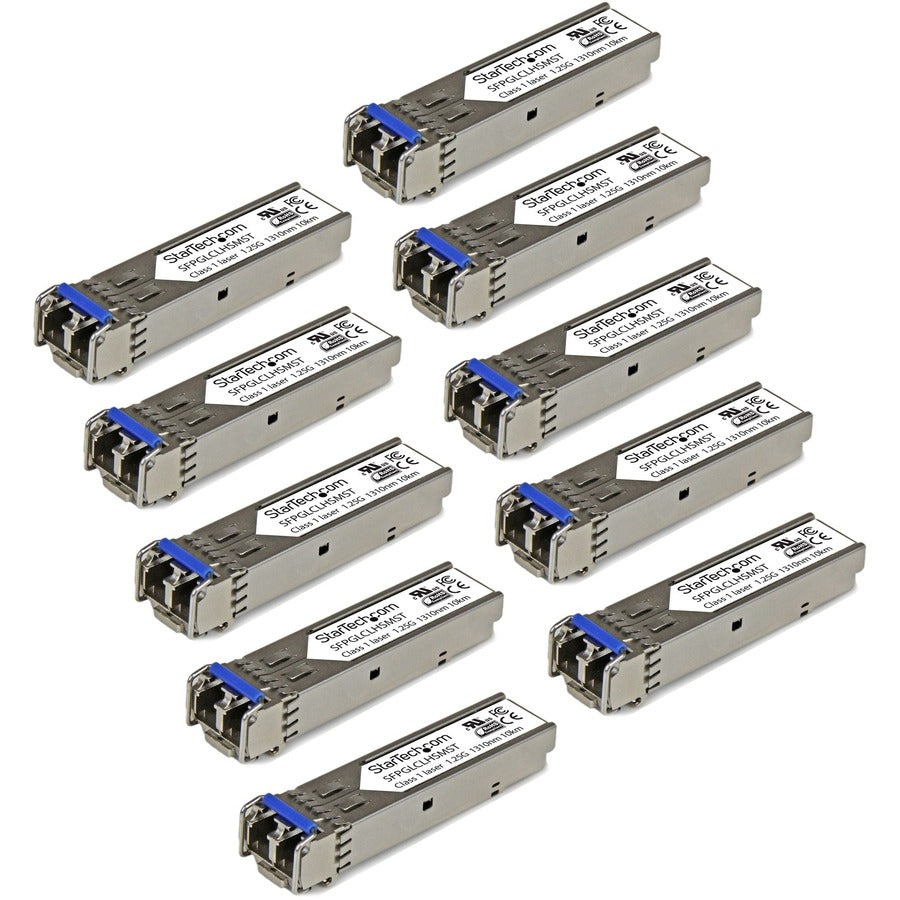 StarTech.com Cisco GLC-LH-SM Compatible SFP Transceiver Module - 1000BASE-LX/LH - 10 Pack