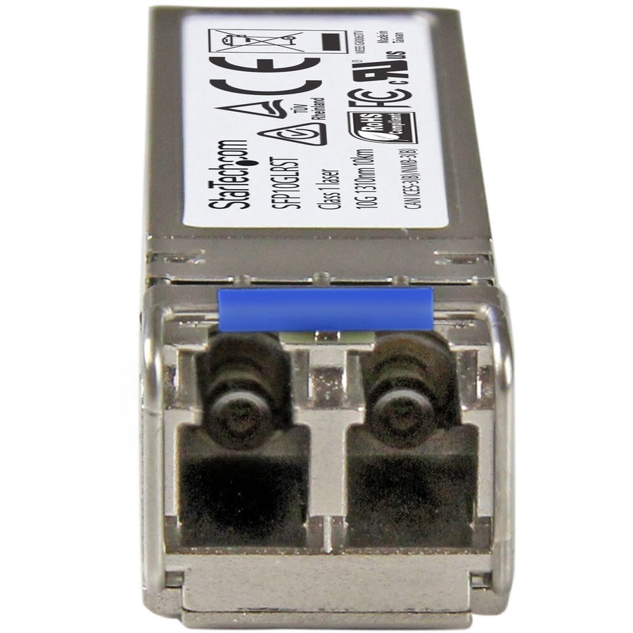 StarTech.com Cisco SFP-10G-LR Compatible SFP+ Transceiver Module, 10GBASE-LR, LC Duplex, Single-Mode, 10GbE, Hot-Pluggable, 1 Each