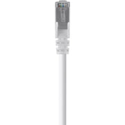 Belkin RJ45 Category 5e Patch Cable, 18 ft, 24 AWG, Gold Plated Contacts, White, 1 Each