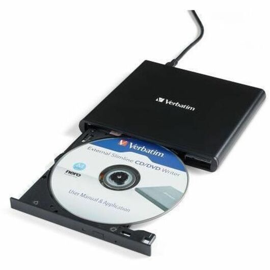 DVD±R/±RW Support - 24x CD Rewrite - 8x DVD Rewrite - M-DISC Ready - Double-layer Media Supported - USB 2.0 - Slimline