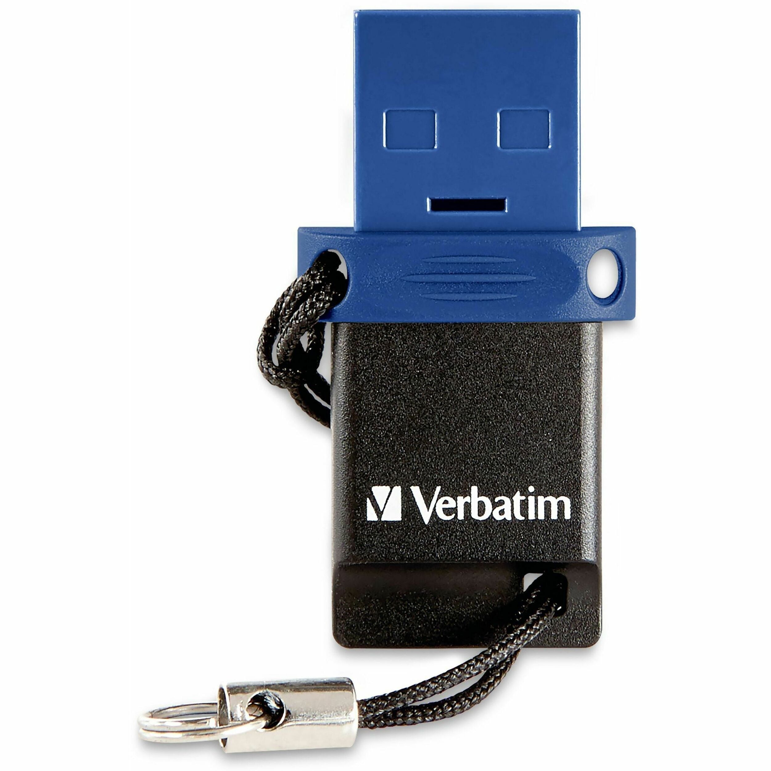 32 GB - USB 3.2 (Gen 1) Type C, USB 3.2 (Gen 1) Type A - Blue - Lifetime Warranty - 1 Each - TAA Compliant