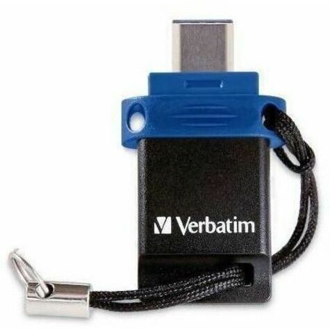 32 GB - USB 3.2 (Gen 1) Type C, USB 3.2 (Gen 1) Type A - Blue - Lifetime Warranty - 1 Each - TAA Compliant
